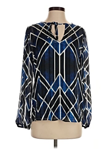 White House Black Market Long Sleeve Blouse (view 1)