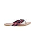 Francesca's Red Flip Flops Size 7 - photo 1