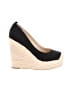 Shoedazzle Black Wedges Size 8 - photo 1