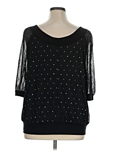 DressBarn 3/4 Sleeve T-Shirt (view 2)