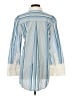 Equipment Stripes Blue Long Sleeve Button-Down Shirt Size S - photo 2
