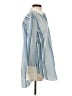 Equipment Stripes Blue Long Sleeve Button-Down Shirt Size S - photo 4