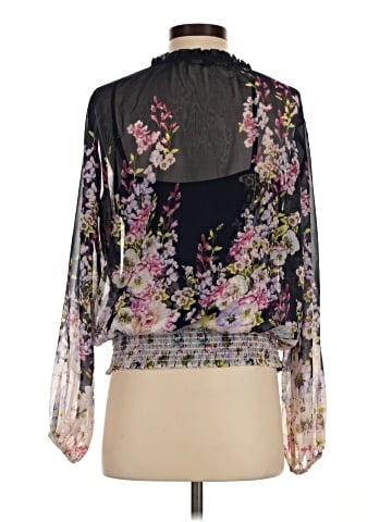 White House Black Market Long Sleeve Blouse (view 2)
