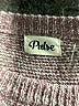 Pulse 100% Polyester Tweed Burgundy Pullover Sweater Size M - photo 7