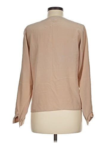 Omanti Long Sleeve Silk Top (view 2)