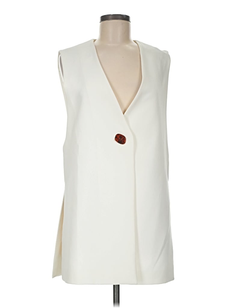 Pre-owned Zara Vest In Ivory