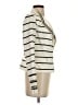 White House Black Market Stripes Ivory Blazer Size 4 - photo 4
