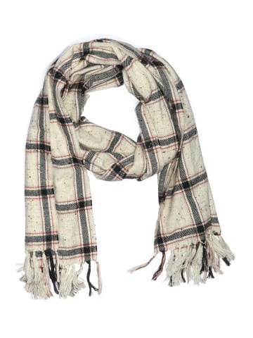 Madewell Knotted Fringe Scarf in Hanstone Plaid (view 1)
