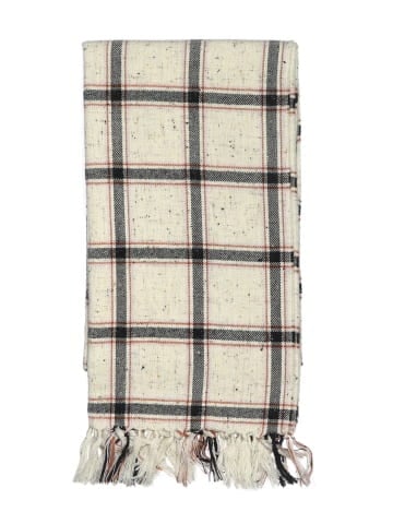 Madewell Knotted Fringe Scarf in Hanstone Plaid (view 2)