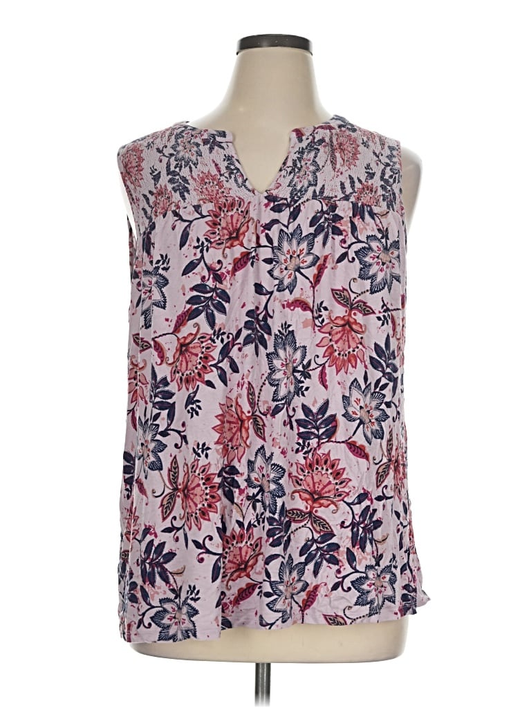 Pre-owned Daniel Rainn Sleeveless Blouse In Pink