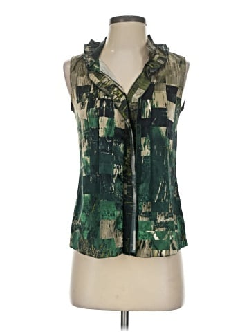 Elie Tahari Sleeveless Silk Top (view 1)