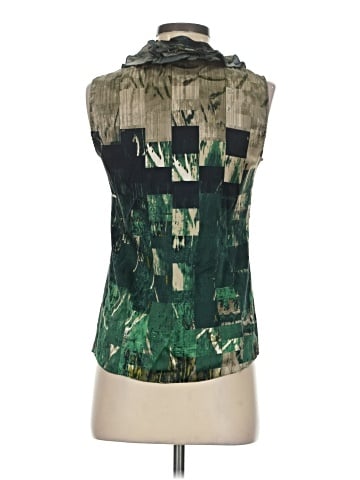 Elie Tahari Sleeveless Silk Top (view 2)