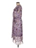 Perceptions 100% Polyester Floral Purple Casual Dress Size M - photo 5