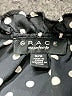 Grace 100% Polyester Polka Dots Black 3/4 Sleeve Blouse Size M - photo 7