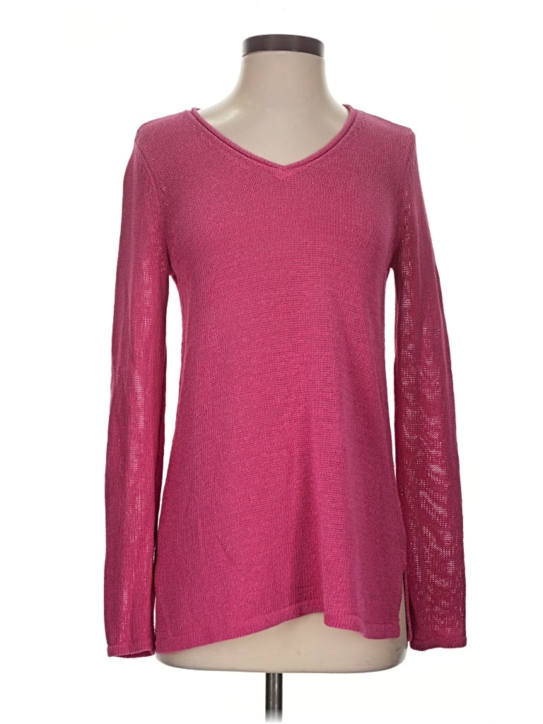 Pre-owned J. Mclaughlin Pullover Sweater In Pink