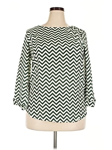 Bamboo 3/4 Sleeve Blouse (view 1)