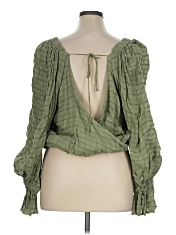 Free People 3/4 Sleeve Blouse (view 2)