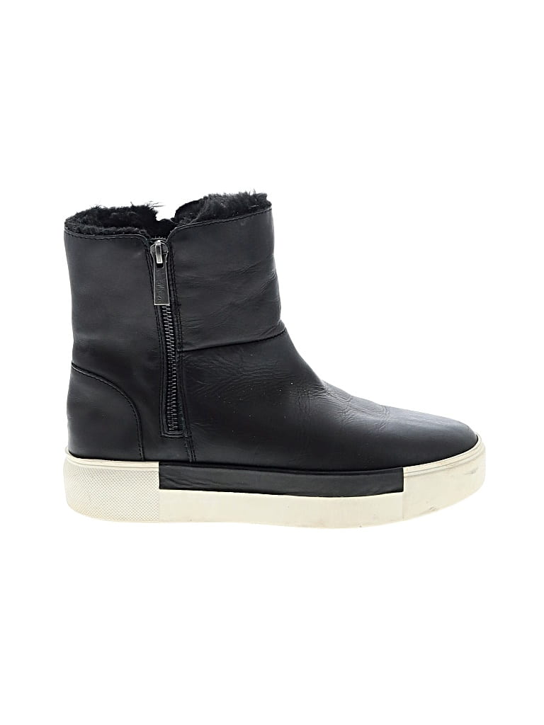 Pre-owned J/slides Ankle Boots In Black