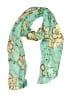 Unbranded Floral Teal Scarf One size - photo 1