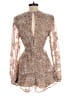 Francesca's 100% Polyester Paisley Brown Romper Size S - photo 2