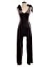 Francesca's Solid Black Jumpsuit Size S - photo 1