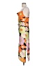Forever 21 Floral Orange Cocktail Dress Size L - photo 5