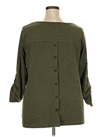 Rose + Olive 3/4 Sleeve T-Shirt (view 2)