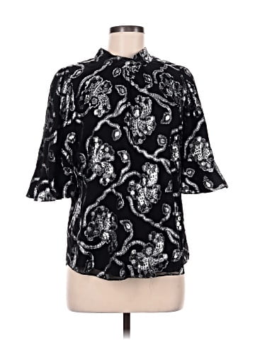 Rebecca Taylor 3/4 Sleeve Silk Top (view 1)