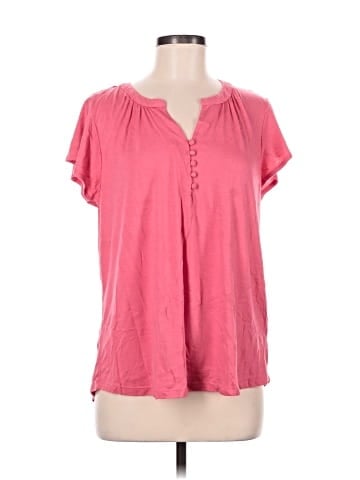 Liz Claiborne Short Sleeve Henley (view 1)