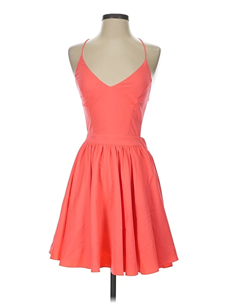 Pre-owned Double Zero Cocktail Dress In Orange
