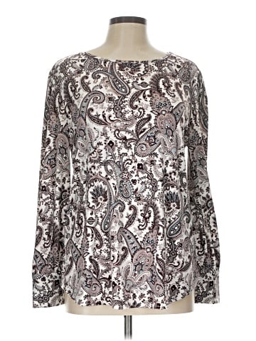 Ann Taylor Factory Long Sleeve T-Shirt (view 1)