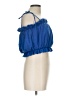 Glam Blue Sleeveless Blouse Size L - photo 4