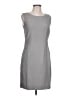 Chadwicks 100% Polyester Solid Gray Casual Dress Size 12 (petite) - photo 1