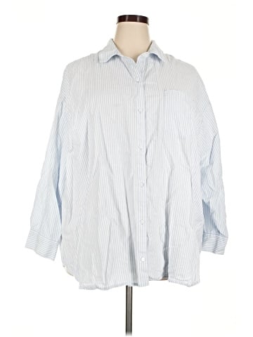 Old Navy 3/4 Sleeve Button-Down Shirt (view 1)