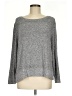 La Cera Metallic Gray Pullover Sweater Size M - photo 1