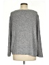 La Cera Metallic Gray Pullover Sweater Size M - photo 2
