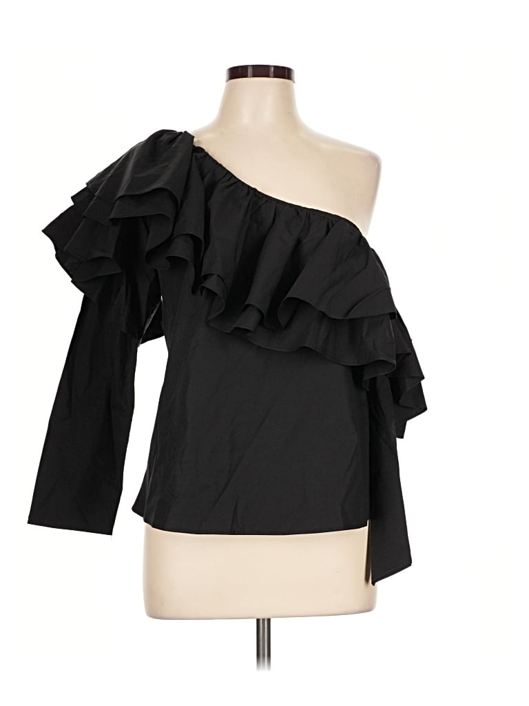 Pre-owned Endless Rose 3/4 Sleeve Blouse In Black