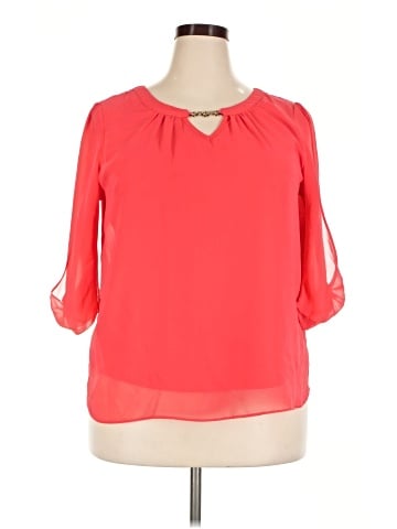Billie & Blossom 3/4 Sleeve Blouse (view 1)