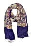 Unbranded Paisley Purple Scarf One size - photo 1