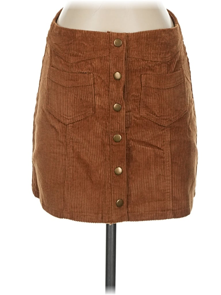 Pre-owned She + Sky Casual Skirt In Brown