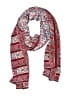 Unbranded Paisley Burgundy Scarf One size - photo 1