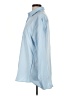 Shein 100% Polyester Solid Blue Long Sleeve Blouse Size L - photo 5