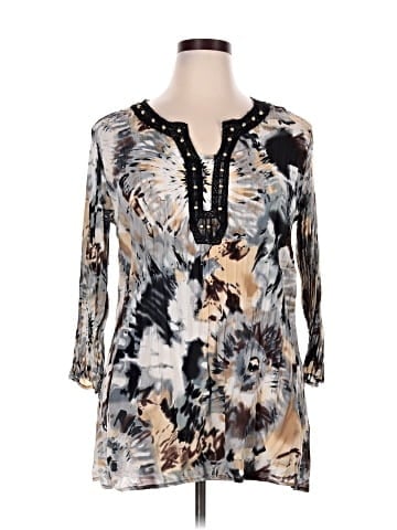 Elementz 3/4 Sleeve Blouse (view 1)