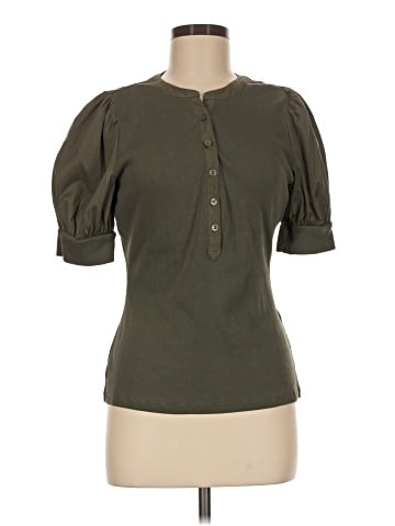 White House Black Market Short Sleeve Blouse (view 1)