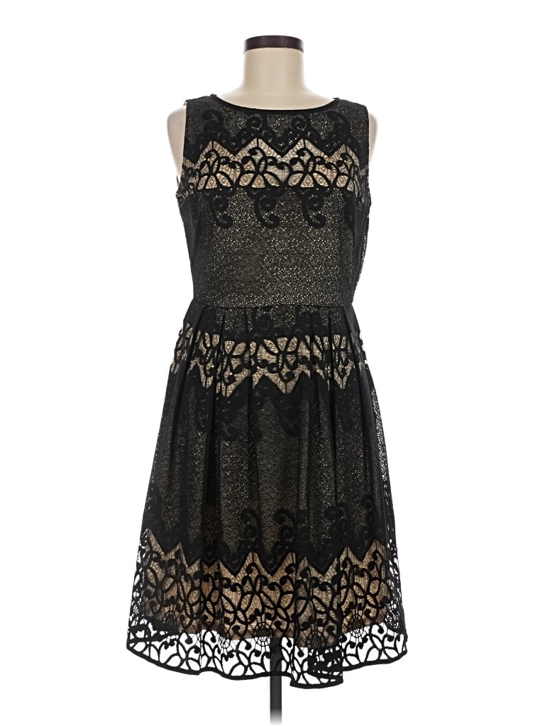 Pre-owned Gabby Skye Cocktail Dress In Black