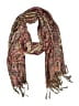 Unbranded Paisley Burgundy Scarf One size - photo 1