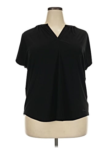 Jones New York Signature Short Sleeve Blouse (view 1)