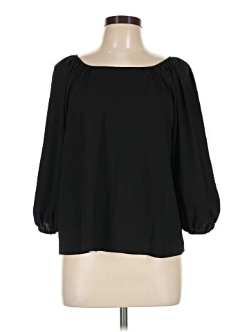 White House Black Market 3/4 Sleeve Blouse (view 1)