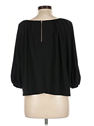 White House Black Market 3/4 Sleeve Blouse (view 2)