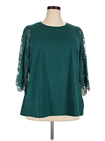 City Chic 3/4 Sleeve Top (view 1)